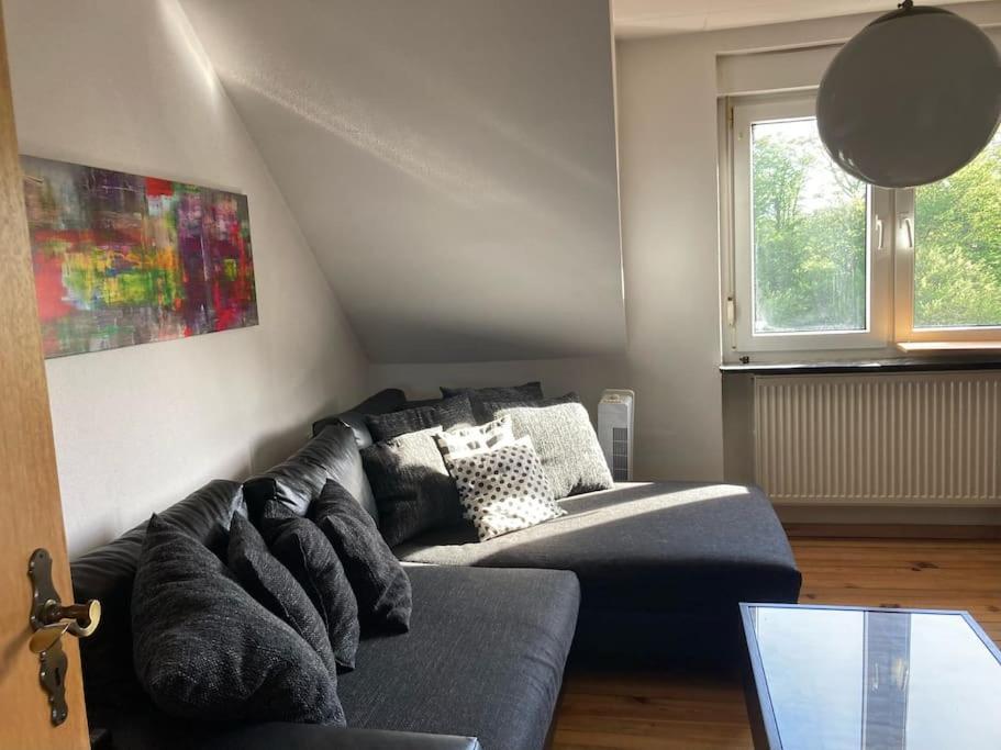 Sonnige Etagen-Wohnung, Alleinige Nutzung, Wasserbett ノインキルヒェン エクステリア 写真